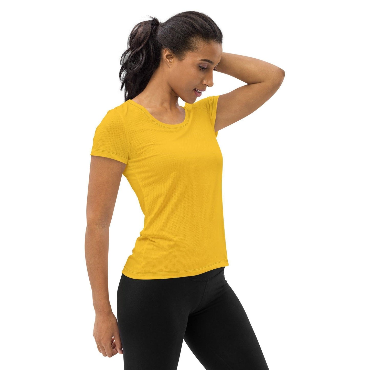 Gelbes Sport T-Shirt für Damen -- Gelbes Sport T-Shirt für Damen - XS Sport T-Shirt | JLR Design