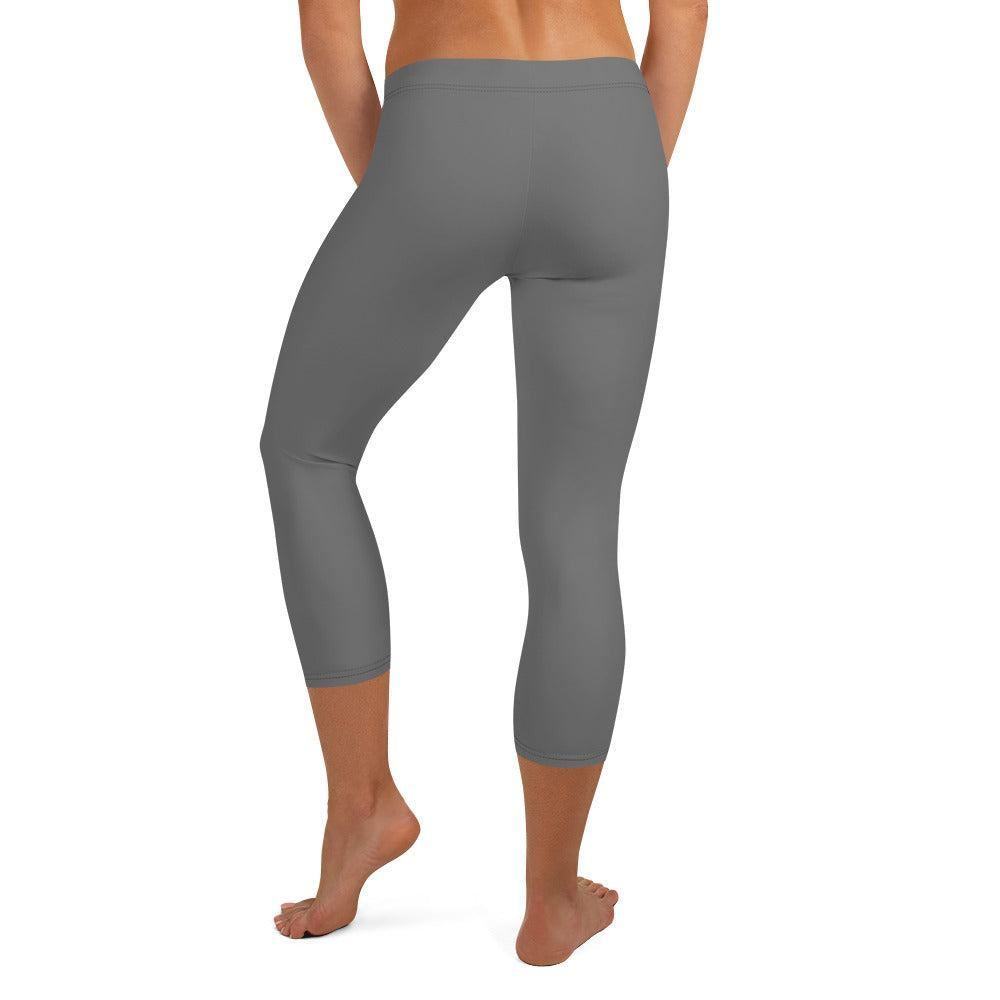 Graue Damen Capri Leggings Capri Leggings 49.99 Alltag, bequem, Capri, Damen, Design, einfarbig, Elastan, enganliegend, entspannen, Leggings, Mikrofasergarn, Mode, modisch, Outdoor, Passform, Polyester, Sport, Stil, Style, USF50, verkürzt, vielseitig, Vier-Wege-Stretch JLR Design