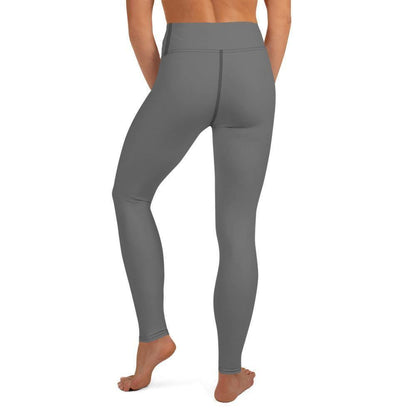 Graue Damen Yoga Leggings Yoga Leggings 54.99 atmungsaktiv, Damen, einfarbig, Elastan, Fitness, Flexibilität, fließend, gleiten, grau, grey, Gummizug, High, Hüftbewegungen, kompression, Leggings, Mikrofasergarn, Polyester, Posen, Schutzfaktor, Sport, Stretch, Studio, stylisch, UV, Vier-Wege-Stretch, Waist, Yoga JLR Design