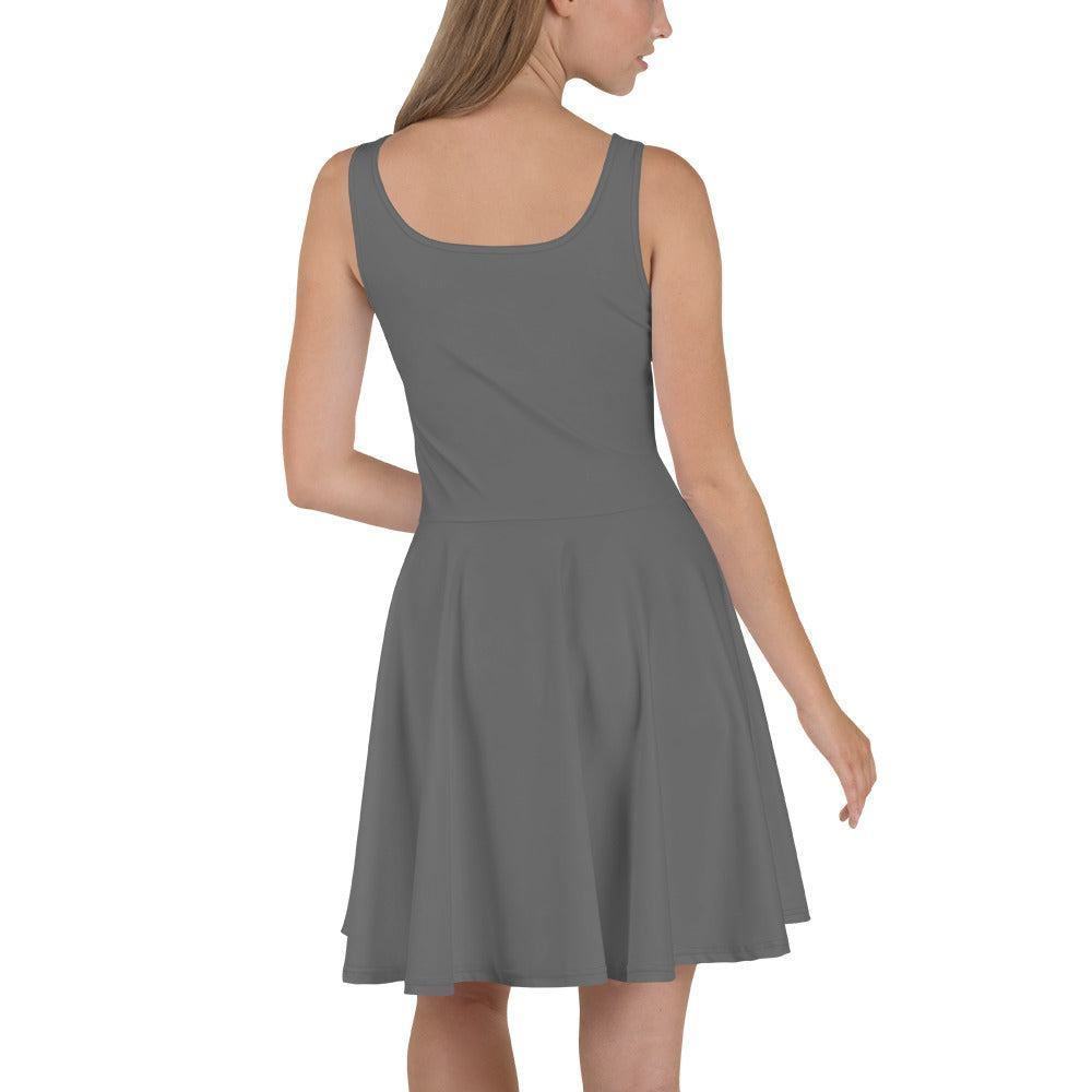 Graues Skater Kleid Skater Kleid 56.99 ausgestellt, ausgestellter, Dame, Damen, einfarbig, Elastan, Frau, Frauen, Freizeit, Glatter, grau, grey, Kleid, Mitte, mittellanger, Muster, Nähte, Overlock, Pattern, Polyester, Rock, Saum, schmeichelhaft, Skater, Sport, Stoff, trendy, Weiblich, wühlfühlend, Überdeck JLR Design