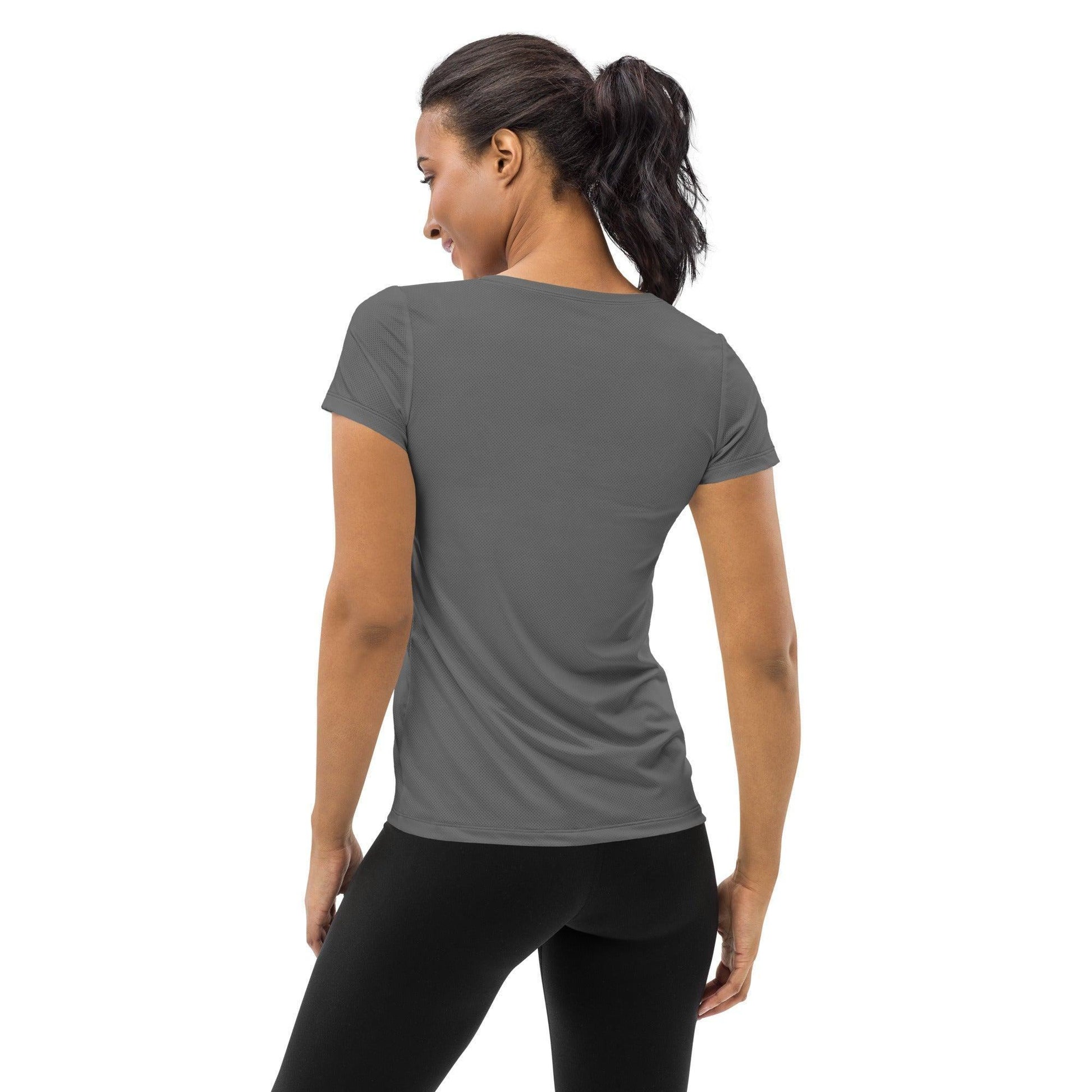 Graues Sport T-Shirt für Damen -- Graues Sport T-Shirt für Damen - XS Sport T-Shirt | JLR Design