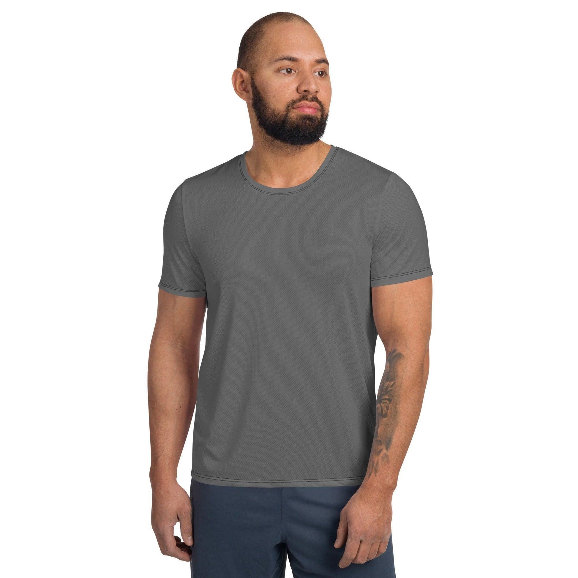 Graues Sport T-Shirt für Herren -- Graues Sport T-Shirt für Herren - XS Sport T-Shirt | JLR Design