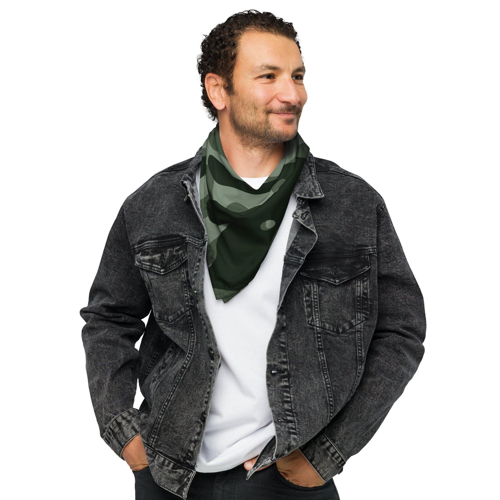 Green Camouflage Bandana Bandana JLR Design