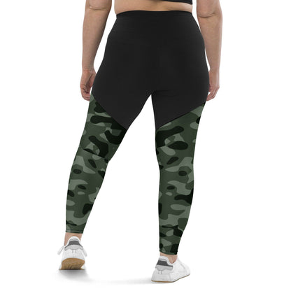 Green Camouflage Damen Sport Leggings Sport Leggings 62.99 Activewear, atmungsaktiv, auffällig, Bewegungsfreiheit, blickdicht, Camo, Camouflage, Damen, Design, Elastan, eng, Fashion, Feuchtigkeit, Figur, Fitnessstudio, funktional, green, grün, Gym, Gürtel, Leggings, Mode, Muster, Natur, OEKOTEX100, Passform, Polyamid, Polyester, praktisch, Qualität, Schweiß, Sport, Stoff, Style, Taille, Tarnfarbe, Tarnmuster, Tasche, UPF50, verdichteter, weibliche, Yoga JLR Design