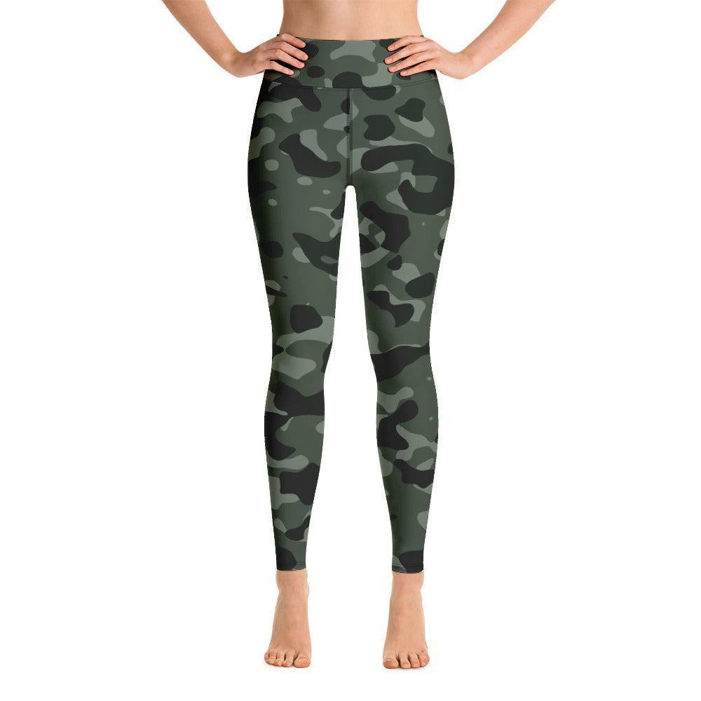 Green Camouflage Damen Yoga Leggings Yoga Leggings 59.99 atmungsaktiv, Camo, Camouflage, Damen, Design, Elastan, Fitness, Flexibilität, fließend, gleiten, Green, grün, Gummizug, High, Hüftbewegungen, kompression, Leggings, Mikrofasergarn, Muster, Pattern, Polyester, Posen, Schutzfaktor, Sport, Stretch, Studio, stylisch, UV, Vier-Wege-Stretch, Waist, Yoga JLR Design