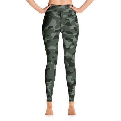 Green Camouflage Damen Yoga Leggings Yoga Leggings JLR Design