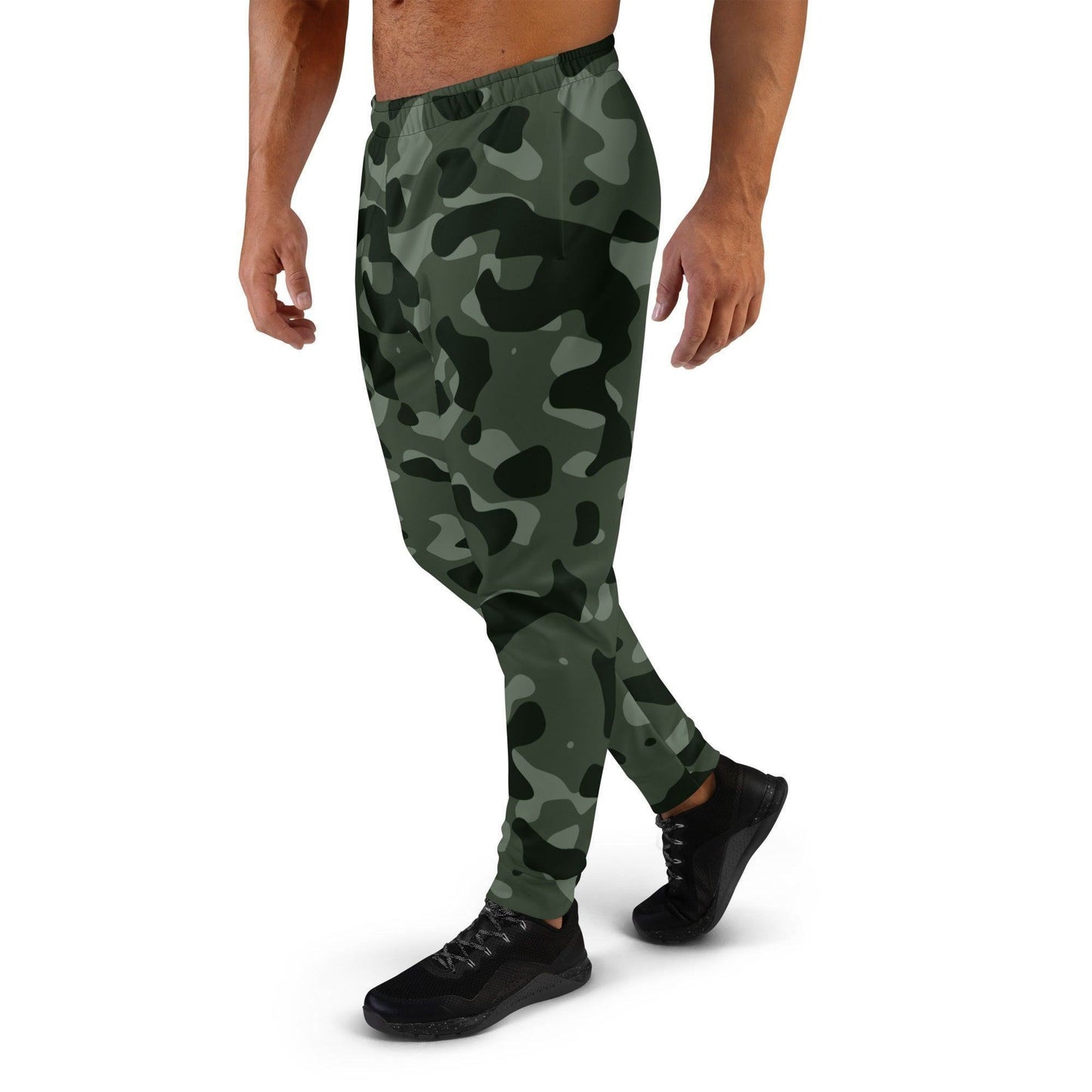 Green Camouflage Herren Jogginghose Jogginghose 66.99 atmungsaktiv, Baumwolle, Bündchen, Camo, Camouflage, Elastan, Fitness, Fleece, green, grün, Gym, Herren, Jogginghose, Kordelzug, Mann, Muster, Männer, OEKOTEX100, Passform, Passoform, Pattern, Polyester, Relaxen, schlanke, Sport, Tarnfarben, Taschen, Tragekomfort JLR Design