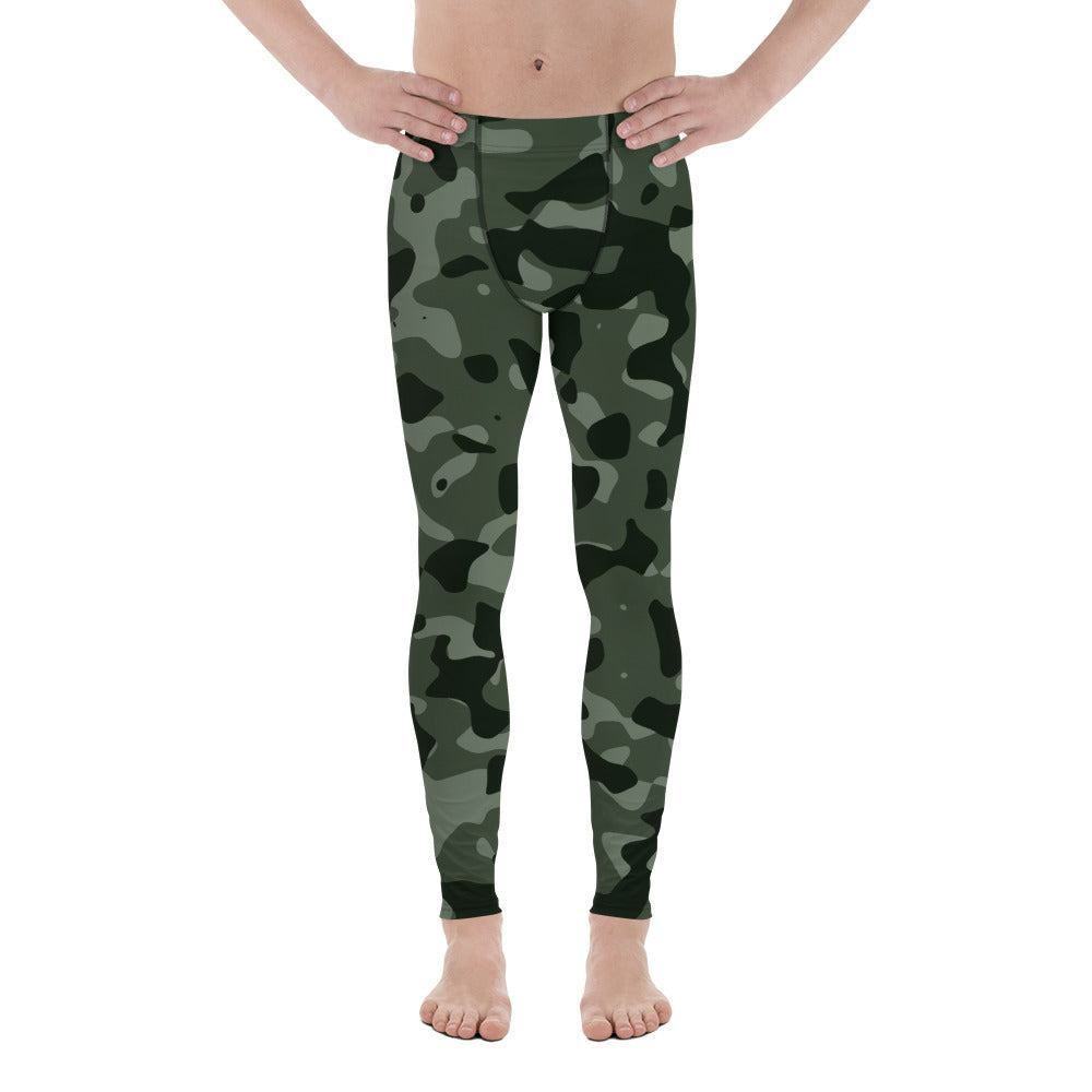 Green Camouflage Herren Leggings Leggings 59.99 aktiv, anliegend, atmungsaktiv, bequem, Bewegungsfreiheit, Camo, Camouflage, dehnbahr, Design, Fashion, Fitness, funktional, green, grün, Herrenleggings, Laufen, Leggings, Mann, modebewusst, Muster, Outdoor, Passform, Patter, Sport, Sportbekleidung, Style, Tarnmuster, Tragegefühl, Training, Yoga JLR Design