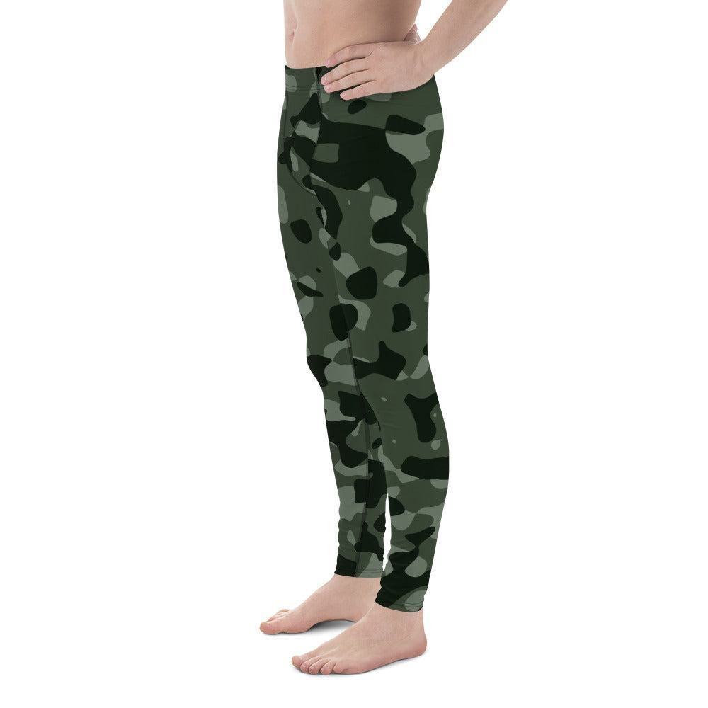 Green Camouflage Herren Leggings Leggings 59.99 aktiv, anliegend, atmungsaktiv, bequem, Bewegungsfreiheit, Camo, Camouflage, dehnbahr, Design, Fashion, Fitness, funktional, green, grün, Herrenleggings, Laufen, Leggings, Mann, modebewusst, Muster, Outdoor, Passform, Patter, Sport, Sportbekleidung, Style, Tarnmuster, Tragegefühl, Training, Yoga JLR Design