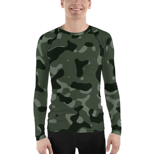 Green Camouflage Herren Rash Guard Rash Guard JLR Design