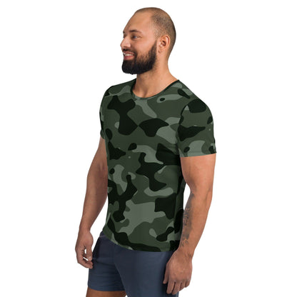 Green Camouflage Sport T-Shirt für Herren -- Green Camouflage Sport T-Shirt für Herren - XS Sport T-Shirt | JLR Design