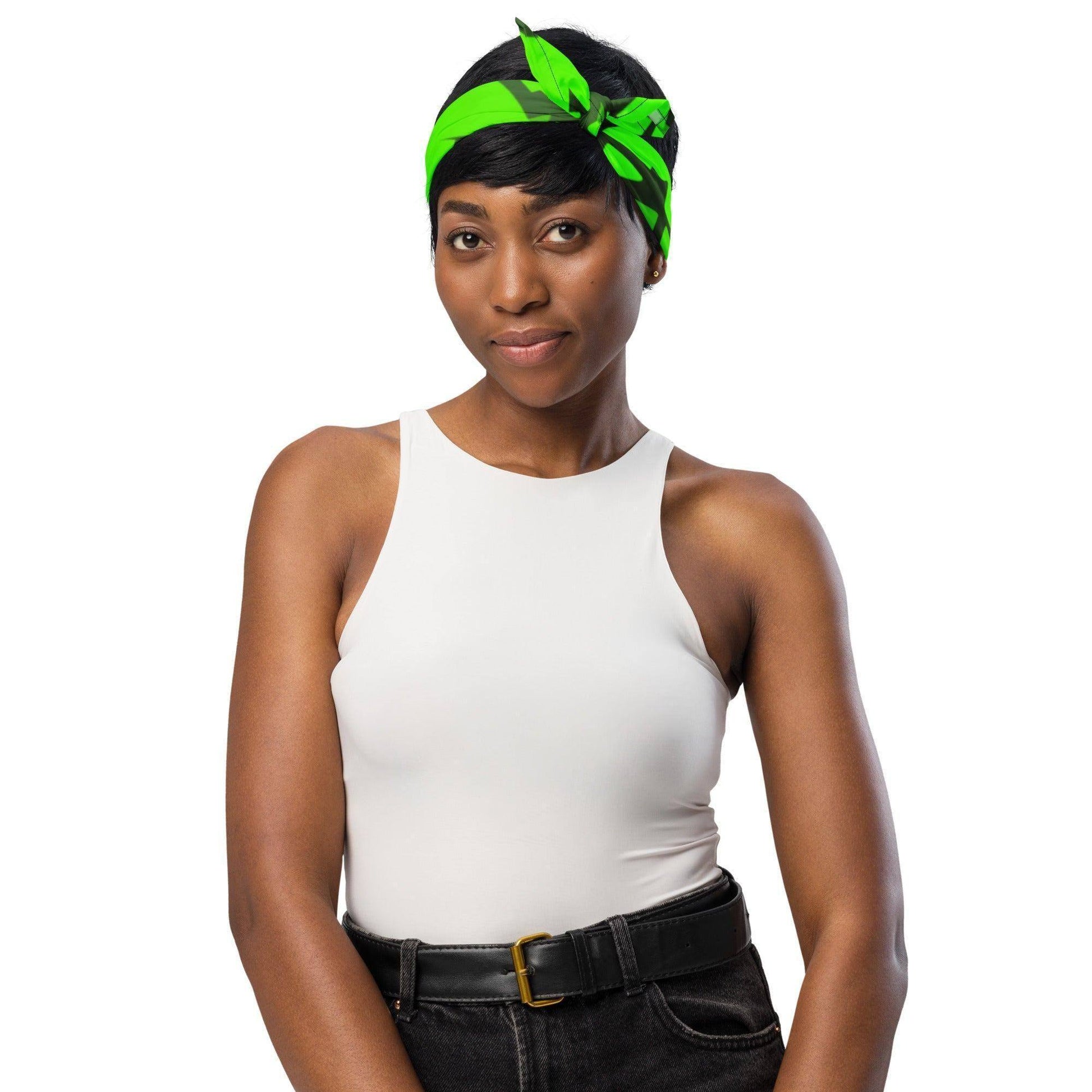 green-crystal-bandana-bandana-jlr-design-64546 - JLR Design