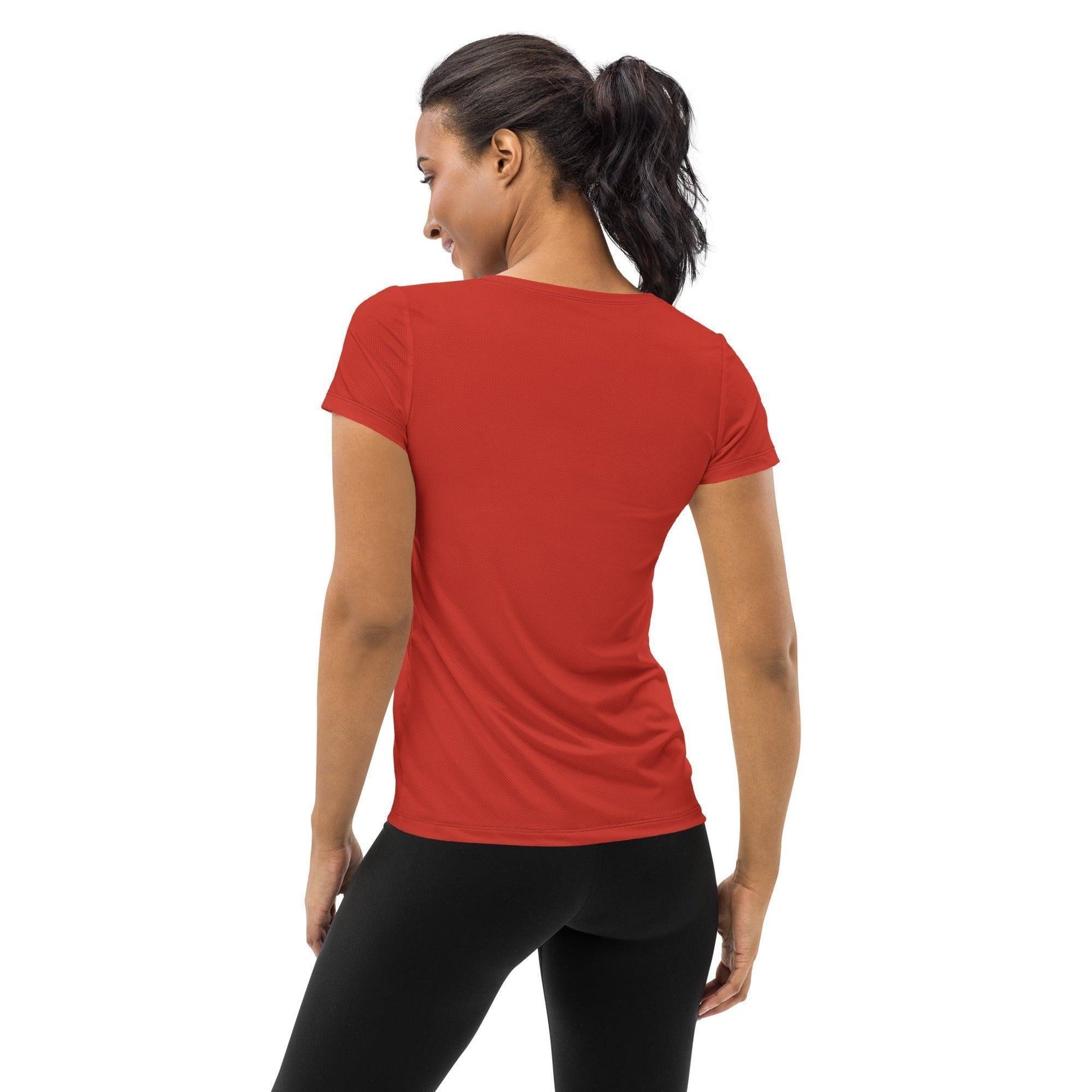 Harley Davidson Red Sport T-Shirt für Damen -- Harley Davidson Red Sport T-Shirt für Damen - XS Sport T-Shirt | JLR Design