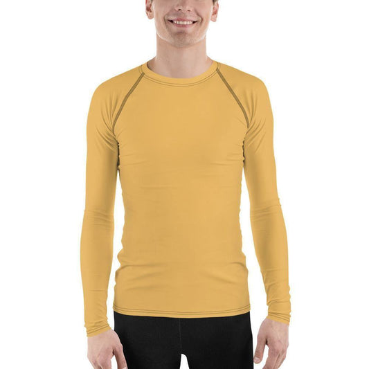 Harvest Gold Herren Rash Guard Rash Guard 54.99 4-Wege, Atmungsaktiv, bequem, einfarbig, Elastan, Flachnaht, Gold, Guard, Harvest, Hautschutz, Kompression, Langarmshirt, Männermode, Outdoor, Polyester, Rash, Sand, Schwimmen, Sonnenschutz, Sportbekleidung, Strandmode, Stretchstoff, Surfen, trocknend, Wassersport, Wind JLR Design