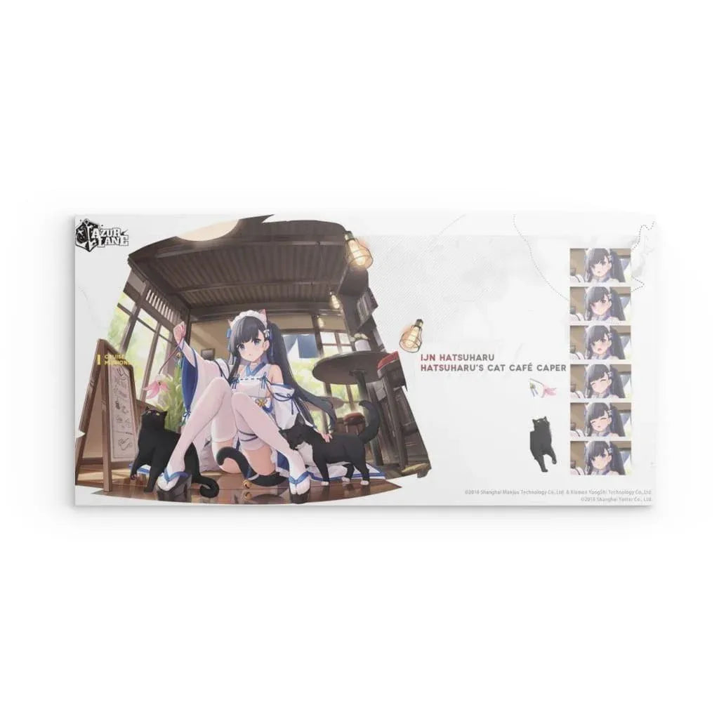 azur-lane-poster-cat-cafe-ijn-hatsuharu-poster-jlr-design-19146 - JLR Design