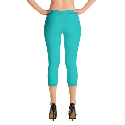 Iris Blue Damen Capri Leggings Capri Leggings JLR Design