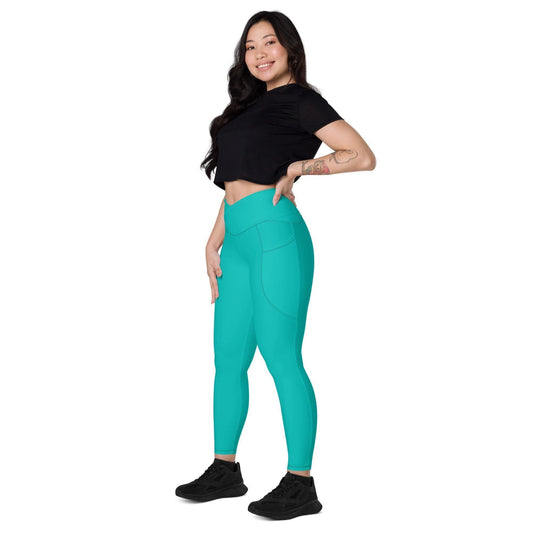 Iris Blue Damen V-Bund Leggings mit Taschen V-Bund Leggings 59.99 1 Tasche auf jeder Seite, atmungsaktives Material, Blue, Damen, Design, einfarbig, Elastan, Fashion, Hoch tailliert, hoher Tragekomfort, Iris, Komfort, Mode, OEKOTEX100, Outfit, Polyester, schmeichelhafter Schnitt, Style, türkis, UPF50, V-Bund Leggings JLR Design