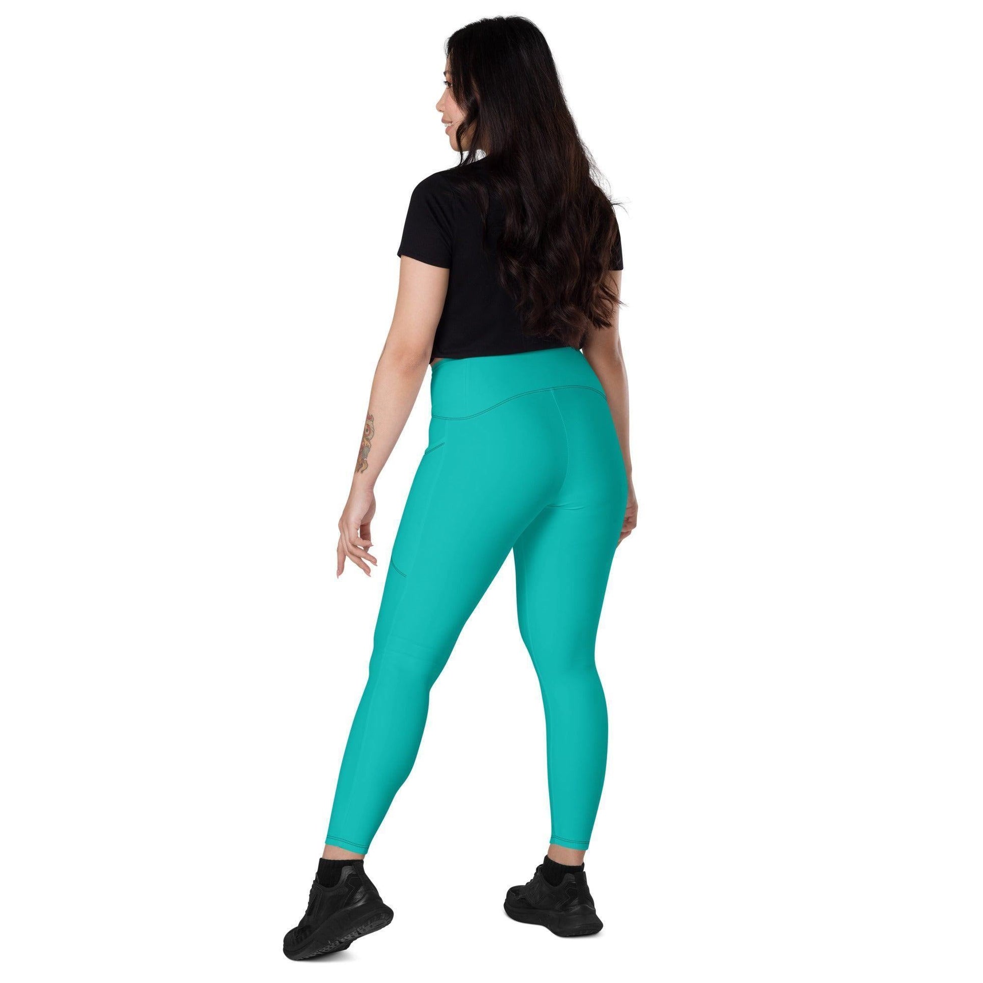 Iris Blue Damen V-Bund Leggings mit Taschen V-Bund Leggings 59.99 1 Tasche auf jeder Seite, atmungsaktives Material, Blue, Damen, Design, einfarbig, Elastan, Fashion, Hoch tailliert, hoher Tragekomfort, Iris, Komfort, Mode, OEKOTEX100, Outfit, Polyester, schmeichelhafter Schnitt, Style, türkis, UPF50, V-Bund Leggings JLR Design