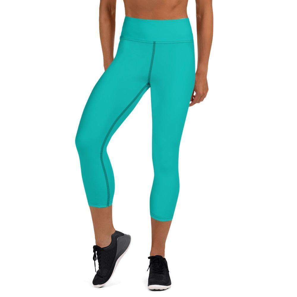 Iris Blue Damen Yoga Capri Leggings Yoga Capri Leggings 49.99 Bewebungsfreiheit, Bewegung, Blue, Bund, Capri, Damen, Design, einfarbig, Elastan, Fashion, Fitness, Fitnessstudio, Flacher, Gummizug, Gym, hochwertig, Iris, Körper, Leggings, Material, Mode, Polyester, Saum, Session, Sport, Streetwear, Style, türkis, USF50, Vier-Wege-Stretch, Wadenlang, Yoga JLR Design