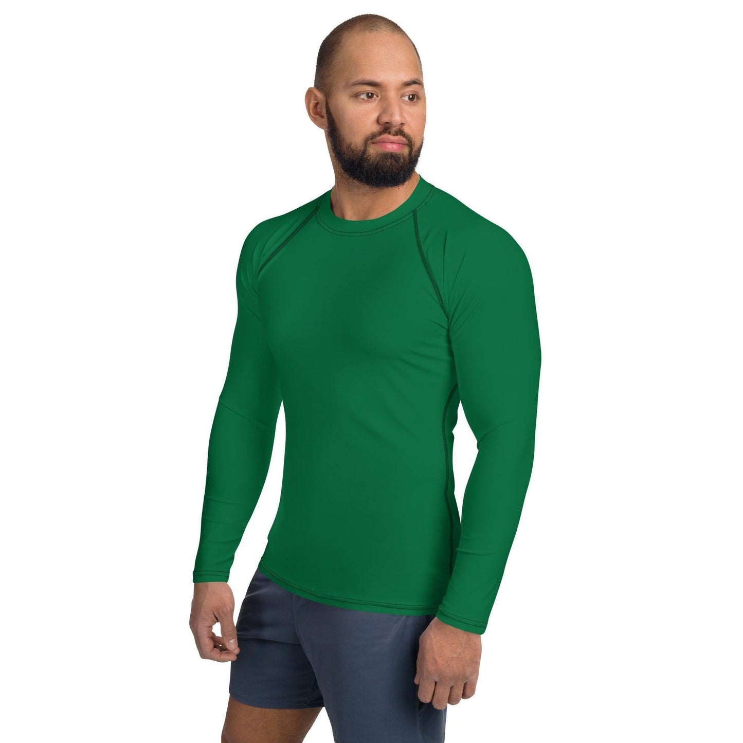 Juwel Herren Rash Guard Rash Guard 54.99 4-Wege, Atmungsaktiv, bequem, einfarbig, Elastan, Flachnaht, green, grün, Guard, Hautschutz, jewel, Juwel, Kompression, Langarmshirt, Männermode, Outdoor, Polyester, Rash, Sand, Schwimmen, Sonnenschutz, Sportbekleidung, Strandmode, Stretchstoff, Surfen, trocknend, Wassersport, Wind JLR Design