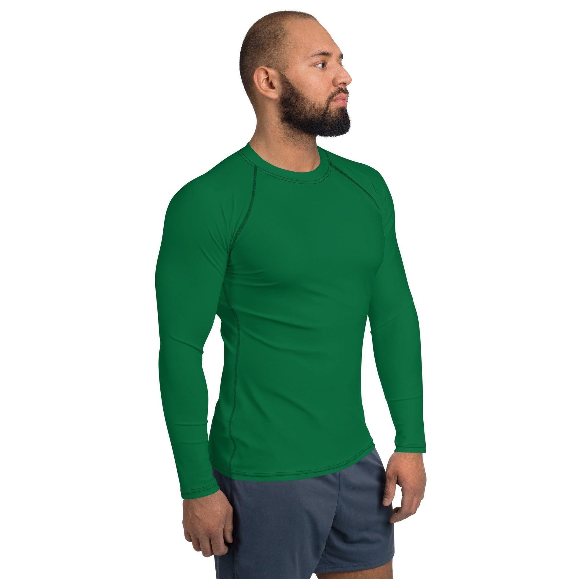 Juwel Herren Rash Guard Rash Guard 54.99 4-Wege, Atmungsaktiv, bequem, einfarbig, Elastan, Flachnaht, green, grün, Guard, Hautschutz, jewel, Juwel, Kompression, Langarmshirt, Männermode, Outdoor, Polyester, Rash, Sand, Schwimmen, Sonnenschutz, Sportbekleidung, Strandmode, Stretchstoff, Surfen, trocknend, Wassersport, Wind JLR Design