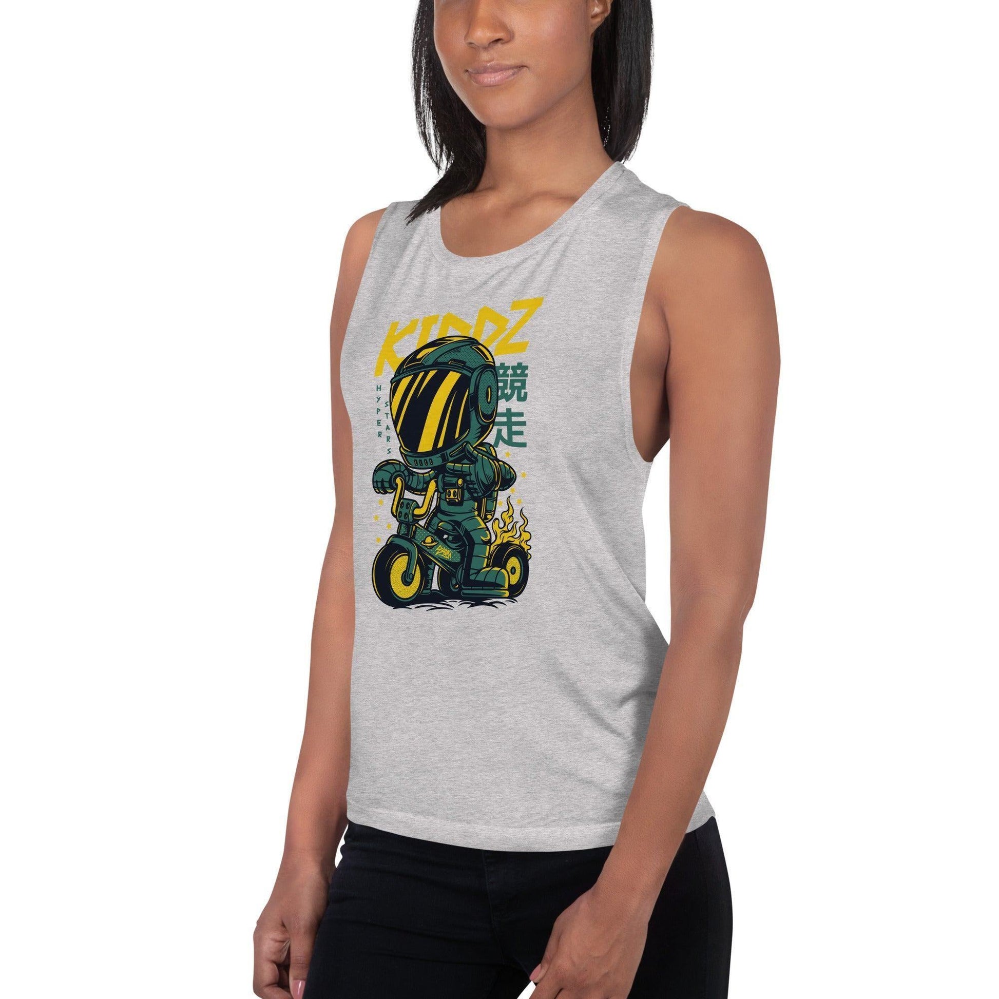 Kiddz Damen Tank Top Tank Top 44.99 aktiv, angenehmes, atmungsaktiv, Ausschnitt, betont, Bewegungsfreiheit, breite, Damen, enganliegend, Farben, Figur, Fitness, Frauen, Gym, Kiddz, Look, Muscle, Must-have, Outfit, Polyester, Rad, Robot, Sommer, Tank, Top, Tragegefühl, Training, Träger, verschiedene, Viskose JLR Design