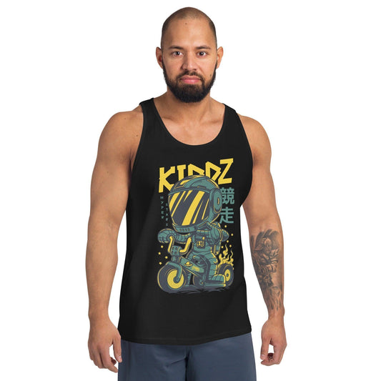 Kiddz Herren Tank Top Tank Top 44.99 Aktivität, atmungsaktiv, Baumwolle, bequem, Bewegungsfreiheit, Bike, Blend, Damen, Design, Fitness, Fitnessstudio, Gy, Herren, hochwertige, Kiddz, körperbetonte, Materialien, Muskeln, Passform, Rad, Robot, Seitennähte, Sport, Tank, Top, Tragegefühl, Training, Tri, Unisex, Viskose JLR Design