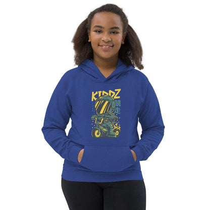 Kiddz Hoodie für Jugendliche Hoodie 49.99 angenehmes, Baumwolle, bequeme, Bike, cool, Design, Freizeit, gekleidet, gemütlich, hochwertige, Hoodie, Jugendliche, Kapuze, Kapuzenpullover, Kiddz, Komfort, Kängurutasche, Look, lässig, Passform, Rad, Robot, Schule, Sport, sportlich, Stoff, stylisch, Tragegefühl, trendige, Verarbeitung, weicher JLR Design