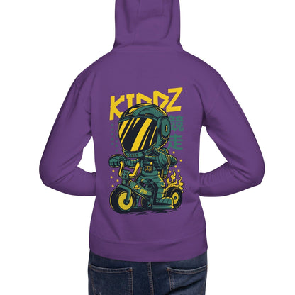 Kiddz Hoodie Hoodie 49.99 angenehm, Außenseite, Baumwolle, Bündchen, Damen, elastische, Frau, Freizeitaktivitäten, gemütlich, Haut, Herren, Hoodie, ideal, Kapuzenpullover, Kiddz, Komfort, Kängurutasche, lässige, Mann, Material, optimaler, Passform, Polyester, Rad, Robot, stylisch, Unisex, weiches JLR Design