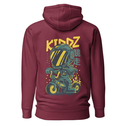 Kiddz Hoodie Hoodie 49.99 angenehm, Außenseite, Baumwolle, Bündchen, Damen, elastische, Frau, Freizeitaktivitäten, gemütlich, Haut, Herren, Hoodie, ideal, Kapuzenpullover, Kiddz, Komfort, Kängurutasche, lässige, Mann, Material, optimaler, Passform, Polyester, Rad, Robot, stylisch, Unisex, weiches JLR Design