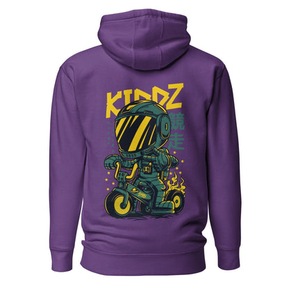 Kiddz Hoodie Hoodie 49.99 angenehm, Außenseite, Baumwolle, Bündchen, Damen, elastische, Frau, Freizeitaktivitäten, gemütlich, Haut, Herren, Hoodie, ideal, Kapuzenpullover, Kiddz, Komfort, Kängurutasche, lässige, Mann, Material, optimaler, Passform, Polyester, Rad, Robot, stylisch, Unisex, weiches JLR Design