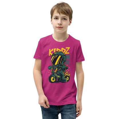 Kiddz T-Shirt für Jugendliche T-Shirt 36.99 atmungsaktives, Baumwolle, bequem, Bike, Freizeit, Jugendliche, Kiddz, Kleidungsstück, Level, lockerer, Material, Must-Have, next, Passform, persönlich, Polyester, Rad, Robot, Schnitt, Schule, Style, T-Shirt, Tragekomfort, Unisex, vorgeschrumpft JLR Design