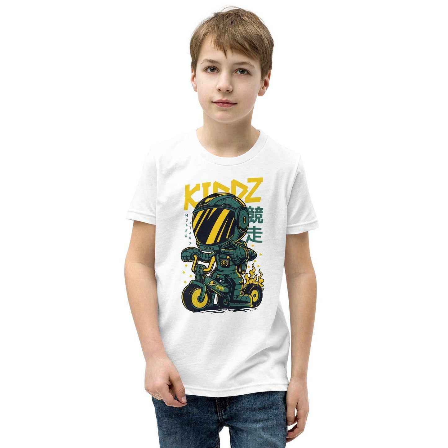 Kiddz T-Shirt für Jugendliche T-Shirt 36.99 atmungsaktives, Baumwolle, bequem, Bike, Freizeit, Jugendliche, Kiddz, Kleidungsstück, Level, lockerer, Material, Must-Have, next, Passform, persönlich, Polyester, Rad, Robot, Schnitt, Schule, Style, T-Shirt, Tragekomfort, Unisex, vorgeschrumpft JLR Design