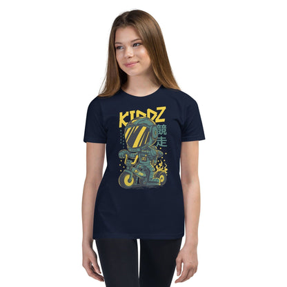 Kiddz T-Shirt für Jugendliche T-Shirt 36.99 atmungsaktives, Baumwolle, bequem, Bike, Freizeit, Jugendliche, Kiddz, Kleidungsstück, Level, lockerer, Material, Must-Have, next, Passform, persönlich, Polyester, Rad, Robot, Schnitt, Schule, Style, T-Shirt, Tragekomfort, Unisex, vorgeschrumpft JLR Design