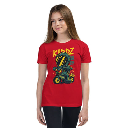 Kiddz T-Shirt für Jugendliche T-Shirt 36.99 atmungsaktives, Baumwolle, bequem, Bike, Freizeit, Jugendliche, Kiddz, Kleidungsstück, Level, lockerer, Material, Must-Have, next, Passform, persönlich, Polyester, Rad, Robot, Schnitt, Schule, Style, T-Shirt, Tragekomfort, Unisex, vorgeschrumpft JLR Design