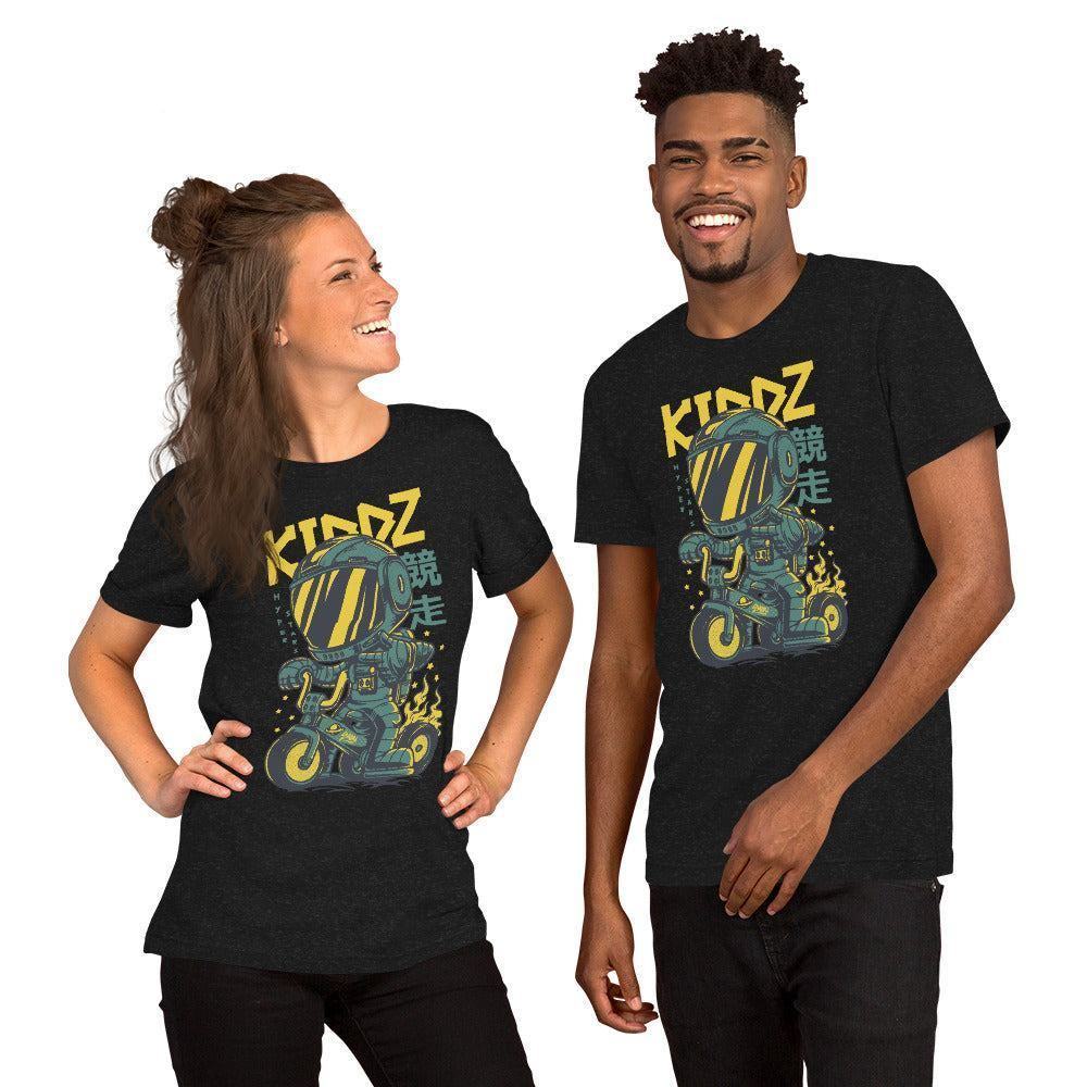 Kiddz T-Shirt T-Shirt 41.99 Airlume, Alltagskleidung, Anlässe, atmungsaktiv, Baumwolle, bequem, Damen, Druck, einfach, Farben, Fasern, Fitness, Frau, Garderobe, grafisch, Gym, hautfreundlich, Herren, Kiddz, Kleidungsstück, Komfort, Mann, Material, Passform, Polyester, Qualität, Rad, ringegesponnene, Roboter, Schlafen, Schriftzug, Schulter, Seitennaht, Solide, Sommer, Sport, Strapazierfähigkeit, T-Shirt, Taping, unifarben, Unisex, Vielfalt, vorgeschrumpftes, weich JLR Design