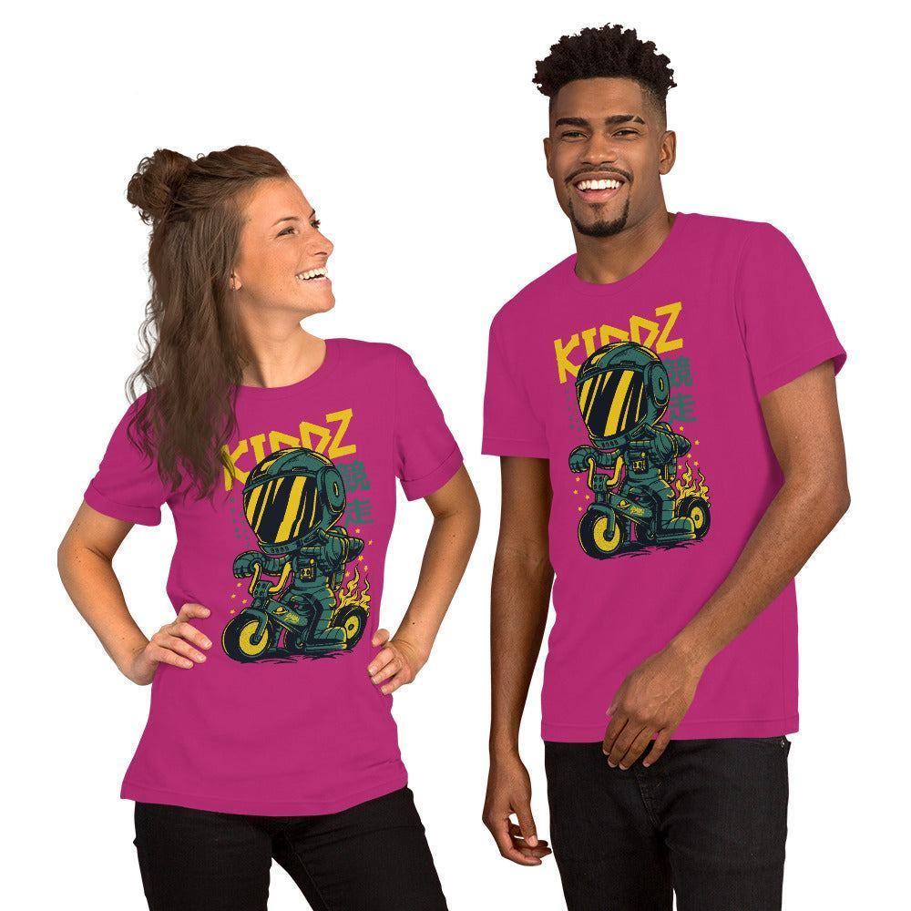 Kiddz T-Shirt T-Shirt 41.99 Airlume, Alltagskleidung, Anlässe, atmungsaktiv, Baumwolle, bequem, Damen, Druck, einfach, Farben, Fasern, Fitness, Frau, Garderobe, grafisch, Gym, hautfreundlich, Herren, Kiddz, Kleidungsstück, Komfort, Mann, Material, Passform, Polyester, Qualität, Rad, ringegesponnene, Roboter, Schlafen, Schriftzug, Schulter, Seitennaht, Solide, Sommer, Sport, Strapazierfähigkeit, T-Shirt, Taping, unifarben, Unisex, Vielfalt, vorgeschrumpftes, weich JLR Design