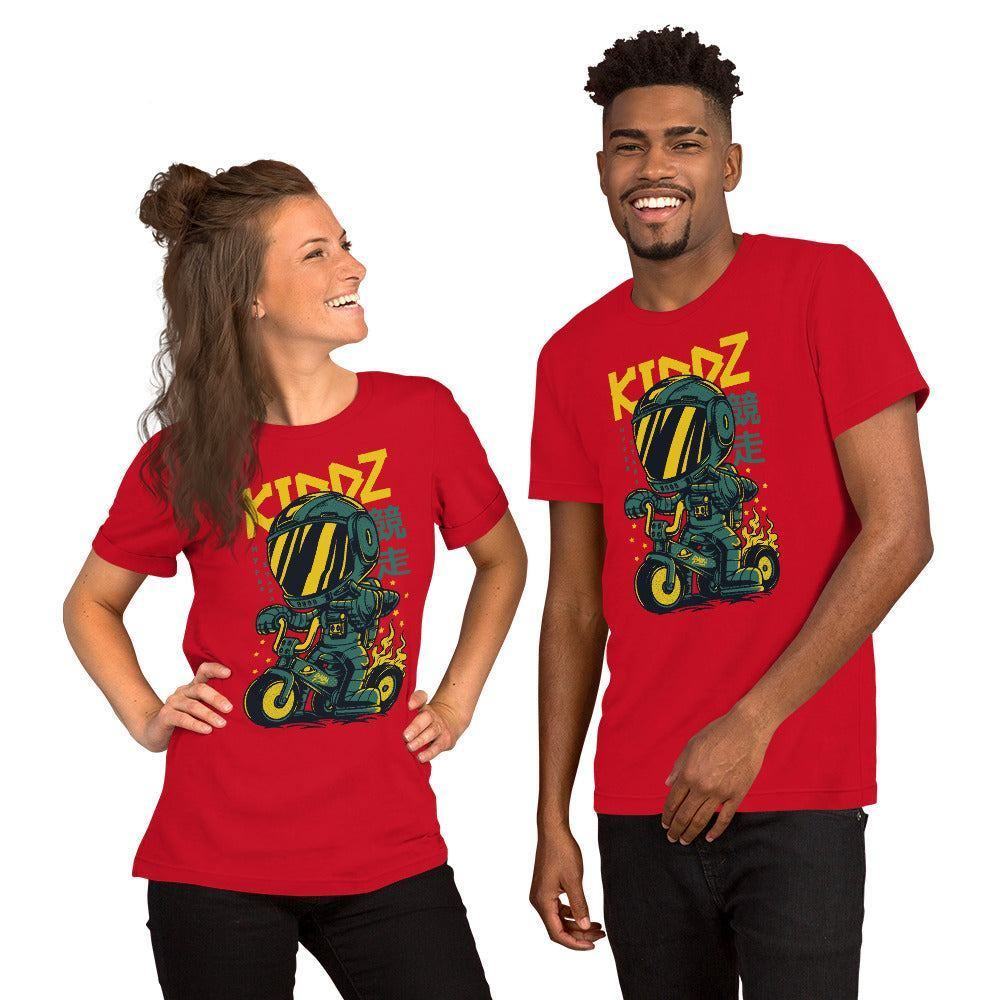 Kiddz T-Shirt T-Shirt 41.99 Airlume, Alltagskleidung, Anlässe, atmungsaktiv, Baumwolle, bequem, Damen, Druck, einfach, Farben, Fasern, Fitness, Frau, Garderobe, grafisch, Gym, hautfreundlich, Herren, Kiddz, Kleidungsstück, Komfort, Mann, Material, Passform, Polyester, Qualität, Rad, ringegesponnene, Roboter, Schlafen, Schriftzug, Schulter, Seitennaht, Solide, Sommer, Sport, Strapazierfähigkeit, T-Shirt, Taping, unifarben, Unisex, Vielfalt, vorgeschrumpftes, weich JLR Design