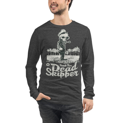 Langärmeliges Dead Skipper T-Shirt Langarmshirt 44.99 angenehmes, Auswahl, Baumwolle, Begleiter, bequem, Damen, Dead, Design, Farben, figurbetonter, Frau, Fäden, Herren, hochwertige, Jacke, Jahreszeit, Kombination, Langarm, Langarmshirt, Longsleeve, Mann, Materialien, Passform, Polyester, Premium, Qualität, reguläre, Rippbündchen, Rundhalsausschnitt, Schnitt, Seitennähte, Silhoutee, Skipper, style, T-Shirt, Tragegefühl, Unisex, Überdecknaht JLR Design