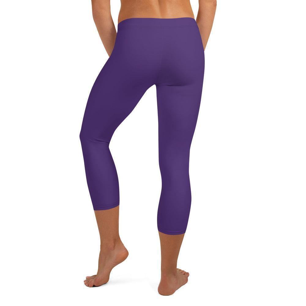 Lila Damen Capri Leggings Capri Leggings 49.99 Alltag, bequem, Capri, Damen, Design, einfarbig, Elastan, enganliegend, entspannen, Leggings, lila, Mikrofasergarn, Mode, modisch, Outdoor, Passform, Polyester, Sport, Stil, Style, USF50, verkürzt, vielseitig, Vier-Wege-Stretch JLR Design