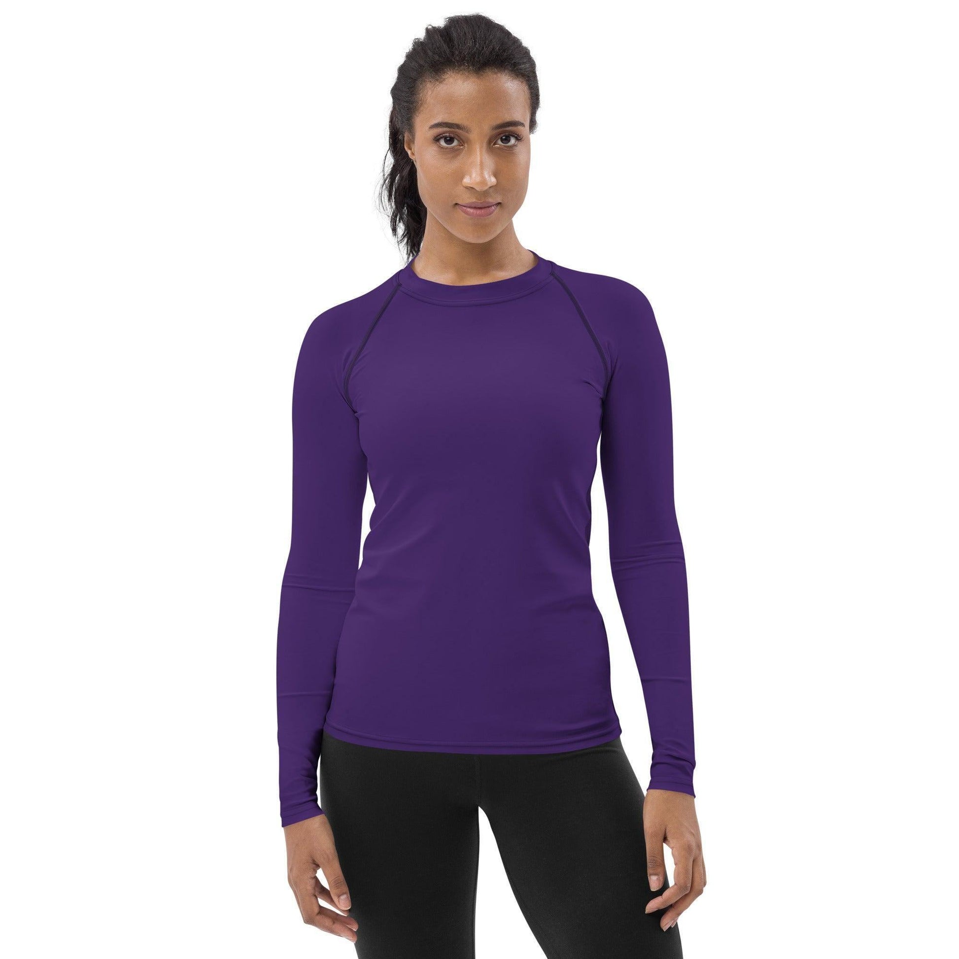 Lila Damen Rash Guard Rash Guard 54.99 4-Wege, Atmungsaktiv, Badebekleidung, bequem, einfarbig, Elastan, Feminin, Flachnaht, Guard, Hautschutz, Kompression, Langarm, Langarmshirt, lila, Männermode, Outdoor, Polyester, Rash, Sand, Schwimmen, Sonnenschutz, Sportbekleidung, Strandmode, Stretchstoff, Surfen, trocknend, Wassersport, Wind JLR Design