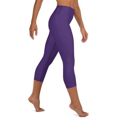 Lila Damen Yoga Capri Leggings Yoga Capri Leggings JLR Design