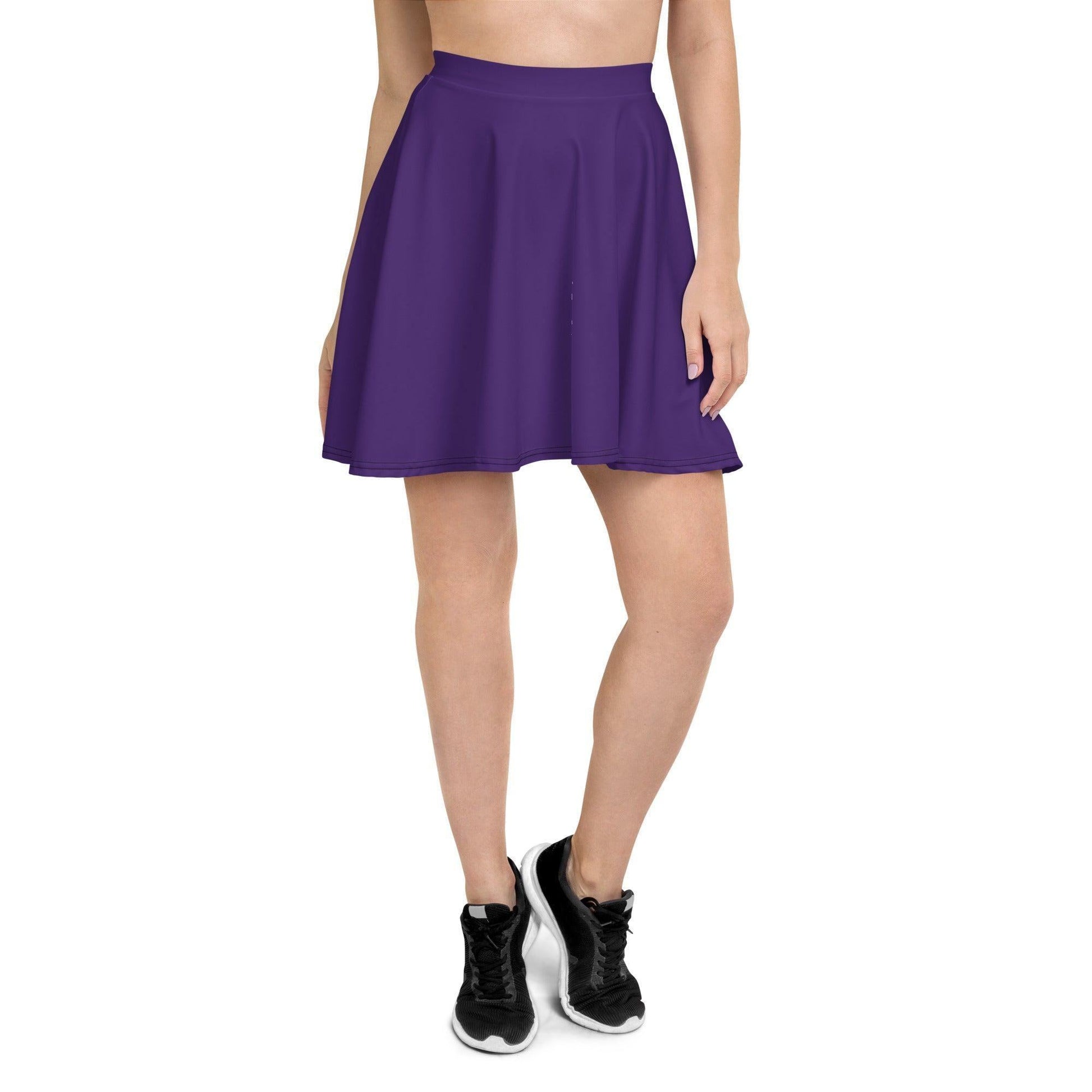 Lila Skater Rock Skater Rock 46.99 einfarbig, Elastan, elastisch, lila, Oberschenkel, Overlocknaht, Polyester, purple, Rock, Skater, USF50, weich JLR Design