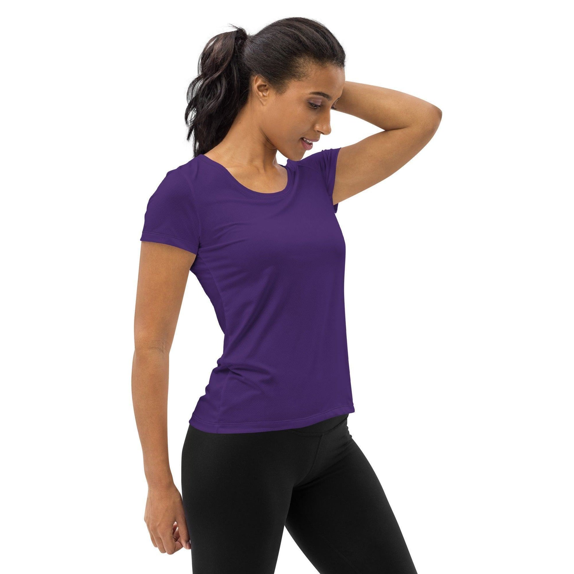 Lila Sport T-Shirt für Damen -- Lila Sport T-Shirt für Damen - XS Sport T-Shirt | JLR Design