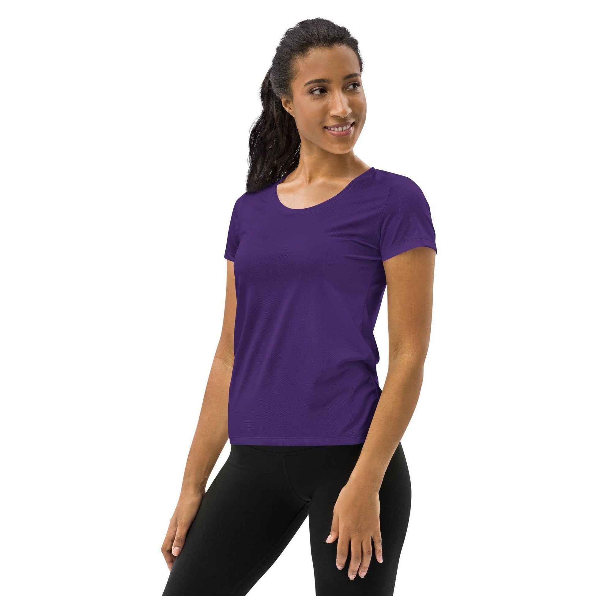 Lila Sport T-Shirt für Damen -- Lila Sport T-Shirt für Damen - XS Sport T-Shirt | JLR Design