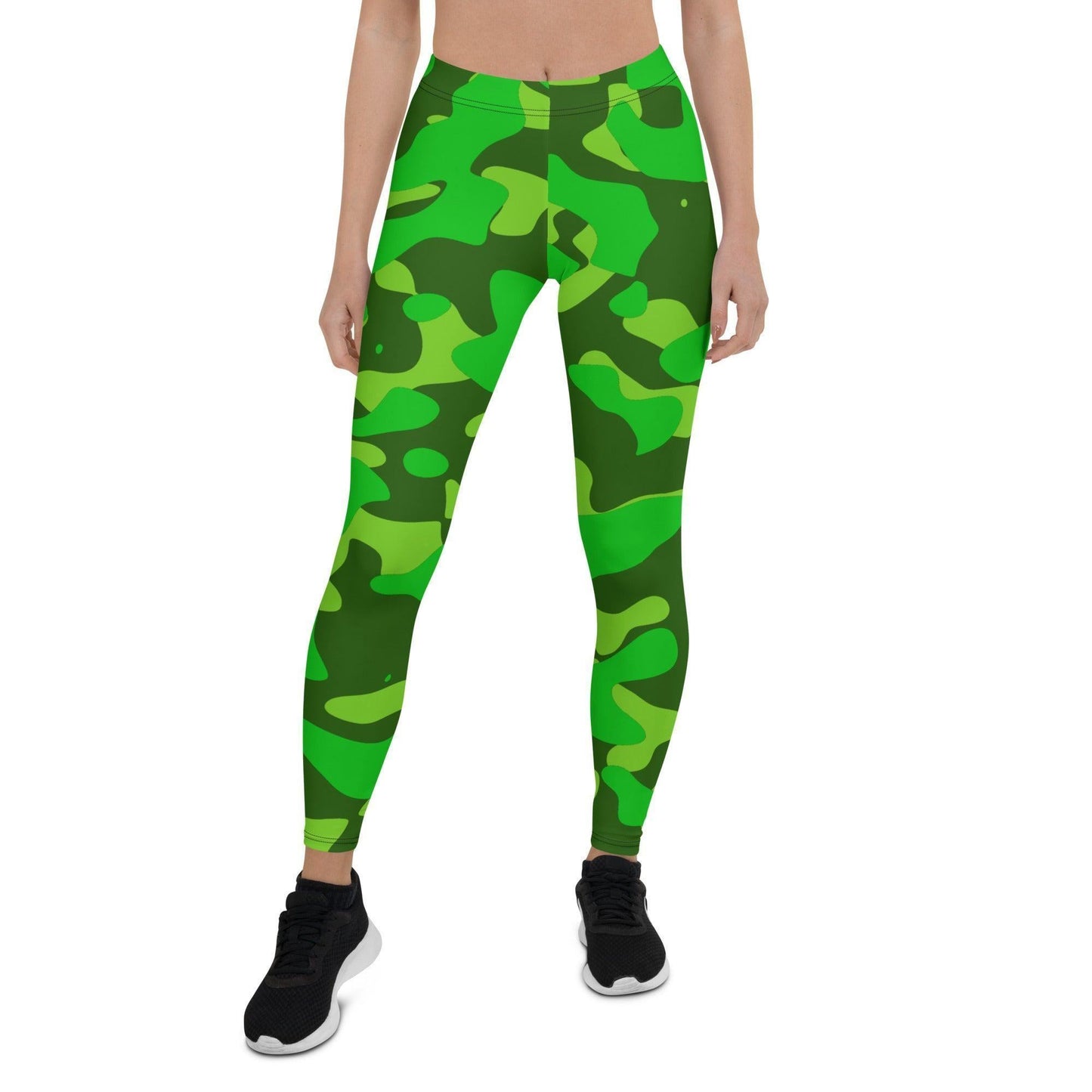 Lime Green Camouflage Damen Leggings Leggings 59.99 Aktivität, Camo, Camouflage, Damen, Damenmode, dehnbar, Design, einfarbig, elegant, Fashion, figurbetont, Fitness, green, laufen, Leggings, lime, Mode, Muster, neon, Outfit, Pattern, Pilates, Sportbekleidung, Sportlerin, Streetwear, Stretch, stylisch, Tarnmuster, Tragekomfort, weich, Yoga JLR Design