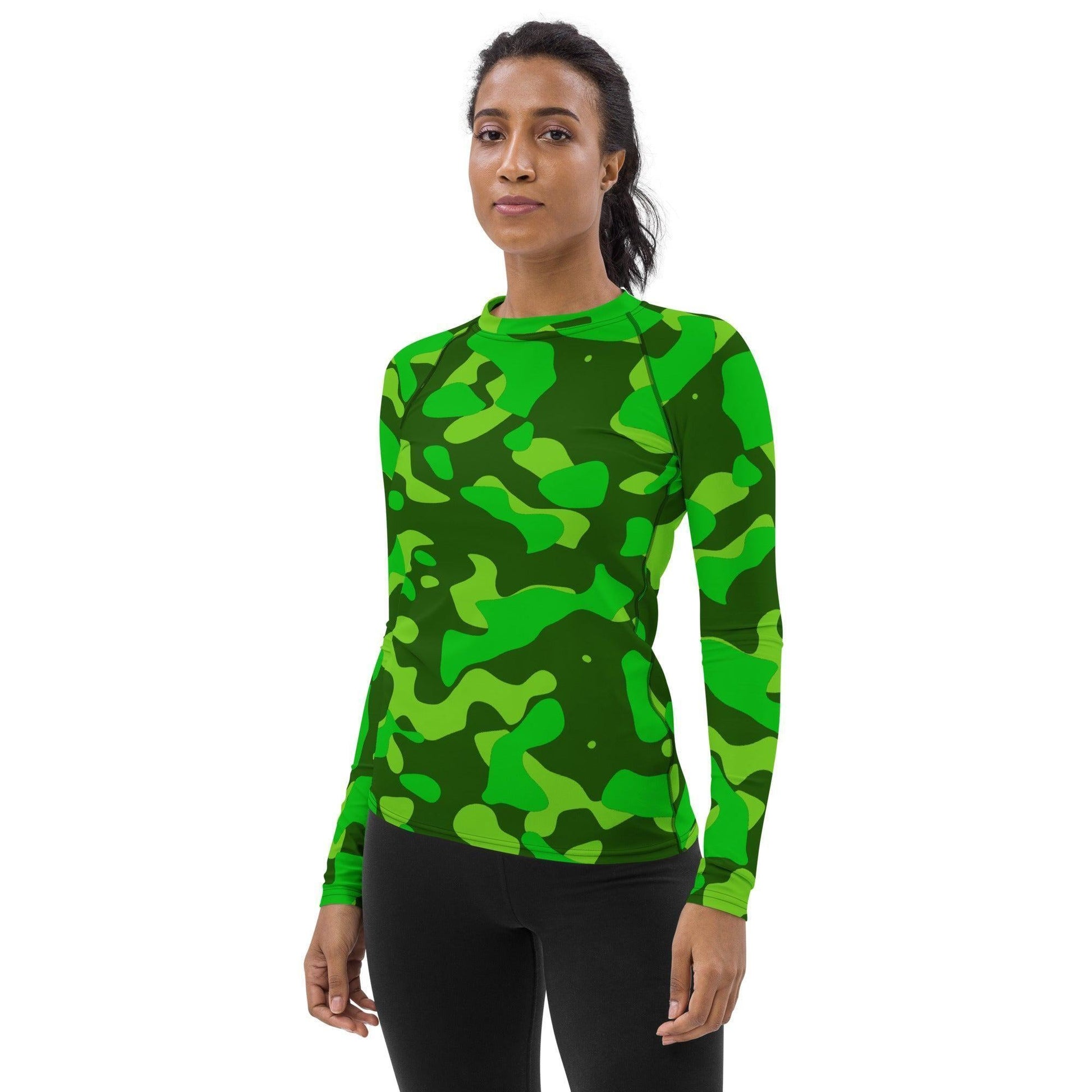 Lime Green Damen Rash Guard Rash Guard 59.99 4-Wege, Atmungsaktiv, bequem, Camo, Camouflage, Design, Elastan, Fashion, Flachnaht, Green, grün, Guard, Hautschutz, Kompression, Langarmshirt, Lime, Mode, Männermode, Outdoor, Pattern, Polyester, Rash, Sand, Schwimmen, Sonnenschutz, Sportbekleidung, Strandmode, Stretchstoff, Style, Surfen, Tarnmuster, trocknend, Wassersport, Wind JLR Design