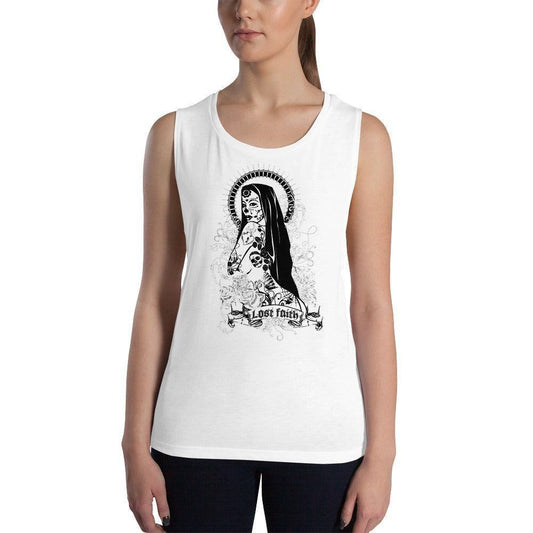 Lost Faith Damen Tank Top Tank Top 44.99 aktiv, angenehmes, atmungsaktiv, Ausschnitt, betont, Bewegungsfreiheit, breite, Damen, enganliegend, Farben, Fashion, Figur, Fitness, Frauen, Gym, Look, Mode, Muscle, Must-have, Outfit, Polyester, Sommer, Style, Tank, Top, Tragegefühl, Training, Träger, verschiedene, Viskose JLR Design