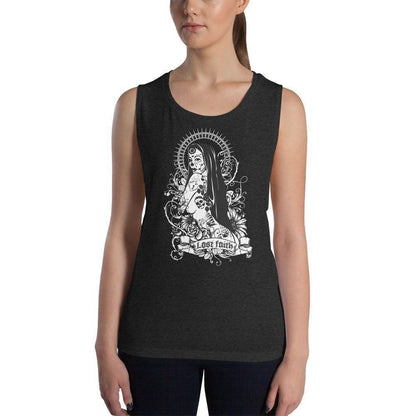 Lost Faith Damen Tank Top Tank Top 44.99 aktiv, angenehmes, atmungsaktiv, Ausschnitt, betont, Bewegungsfreiheit, breite, Damen, enganliegend, Farben, Fashion, Figur, Fitness, Frauen, Gym, Look, Mode, Muscle, Must-have, Outfit, Polyester, Sommer, Style, Tank, Top, Tragegefühl, Training, Träger, verschiedene, Viskose JLR Design