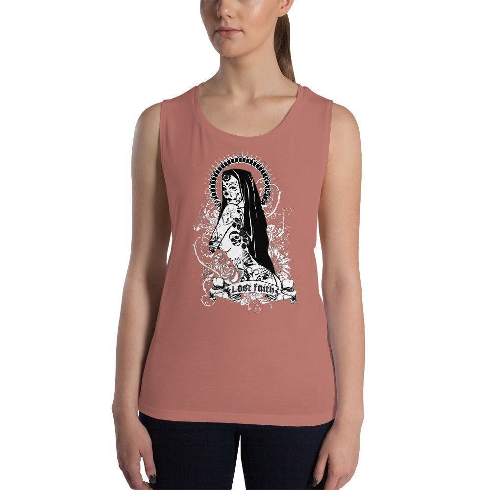 Lost Faith Damen Tank Top Tank Top 44.99 aktiv, angenehmes, atmungsaktiv, Ausschnitt, betont, Bewegungsfreiheit, breite, Damen, enganliegend, Farben, Fashion, Figur, Fitness, Frauen, Gym, Look, Mode, Muscle, Must-have, Outfit, Polyester, Sommer, Style, Tank, Top, Tragegefühl, Training, Träger, verschiedene, Viskose JLR Design